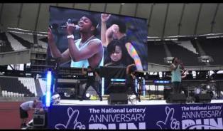 Embedded thumbnail for  J-Sol Live At National Lottery Run In The Olympic Stadium 